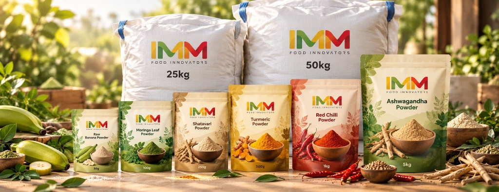 IMM Food Innovators B2B Product Range & Export Packaging Solutions